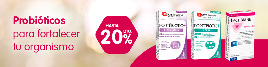 Hasta 20% de descuento en probióticos